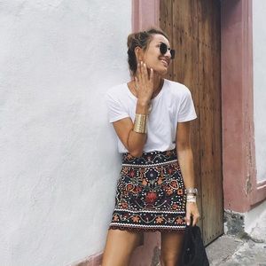 {fair child} boho mini skirt ✨